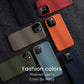 for iPhone 15 14 Pro Max Plus Premium Genuine Leather Case Luxury Business High-end Cowhide Phone Cases Back Cover