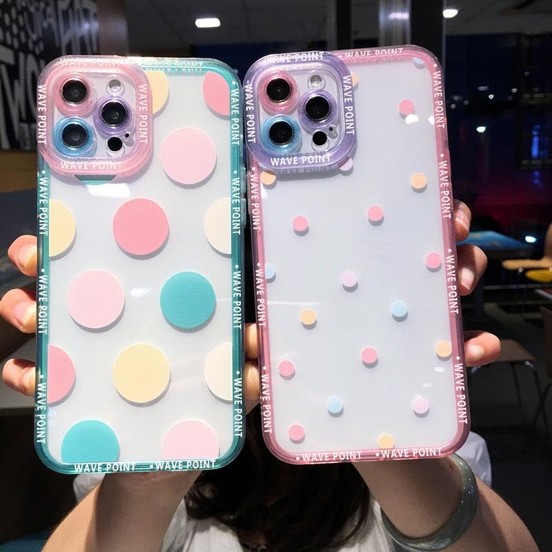Red Hearts Cute Phone Case for iPhone 14, 13, 12, 11 Pro Max, 14 Plus, X,  XR, XS Max, 7, 8 Plus - Fashionable Cover