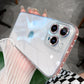 Luxury Glitter Bling Crystal Bumper Case For iPhone 14 Pro Max 13 12 14 Plus Transparent Case