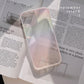 Square Edge Bumper Glossy Plating Laser Rainbow Case For iPhone 14 Plus 11 Pro Max 13 12 mini