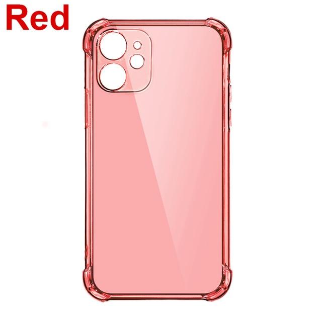 Thick Chunky Shockproof Silicone Fitted Phone Case For iPhone 13 12 11 Pro Xs Max X Xr Lens Protection Case For iPhone 6s 7 8 Plus Case