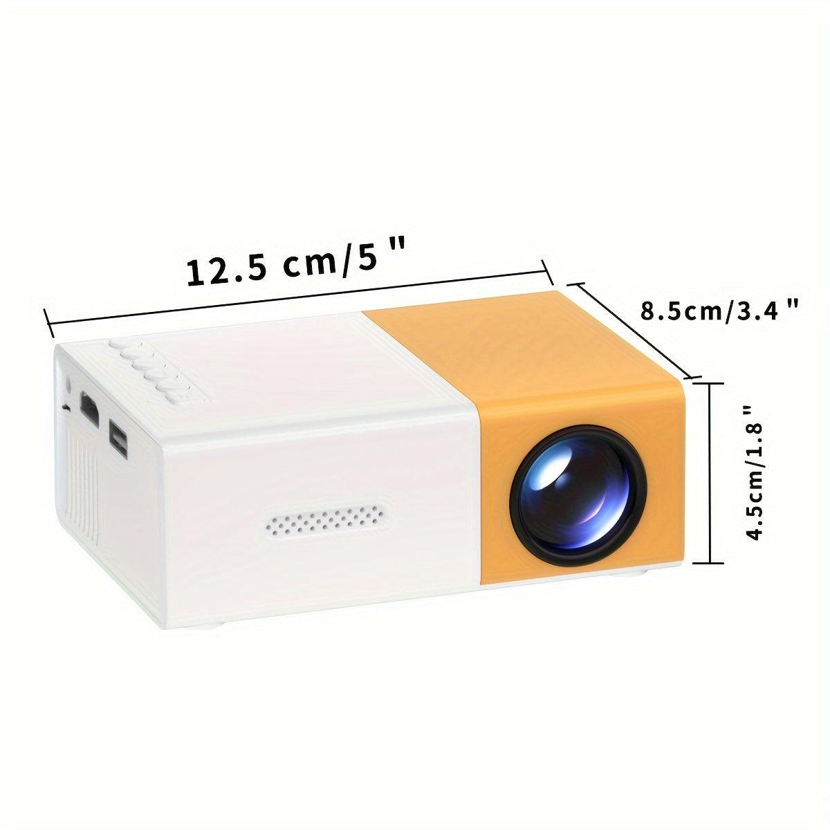 Portable Mini Projector, SGV Upgraded Version 254.0cm Display 2000+ Lumen Brightness LED Picture Video Projectors For Home Theater Movie & Outdoor Use With HDMI, USB, AV, Smartphone/TV Stick/Laptop