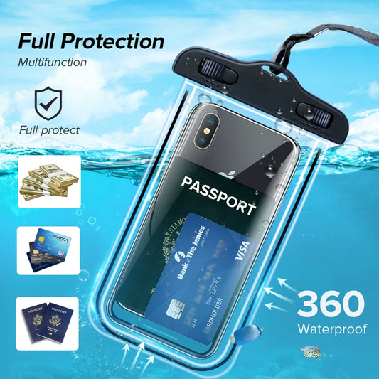 IP68 PVC Universal Waterproof Phone Case Water Proof Bag Mobile Cover For iPhone 14 Pro Max 12 11 8 Huawei Xiaomi Redmi Samsung