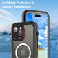 Waterproof for iPhone 16 15 14 Pro Max Case Plus Compatible Magsafe Case Magnetic Magnet Full Protection Phone Case with Lanyard