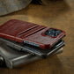 Card Case for iPhone 15 14 13 12 11 Pro Max 2 Card Holder Pockets Luxe M2 Wallet, PU Style Synthetic Leather