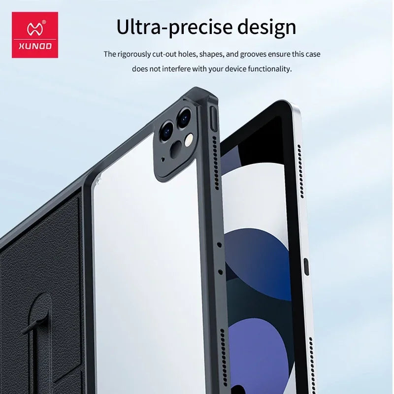 Xundd For iPad Pro 11 Case 2021, Tablet Cover-With Invisible Stand For iPad Air 4 iPad Pro 12.9 8th Generation Mini 7 6 5 4 Case