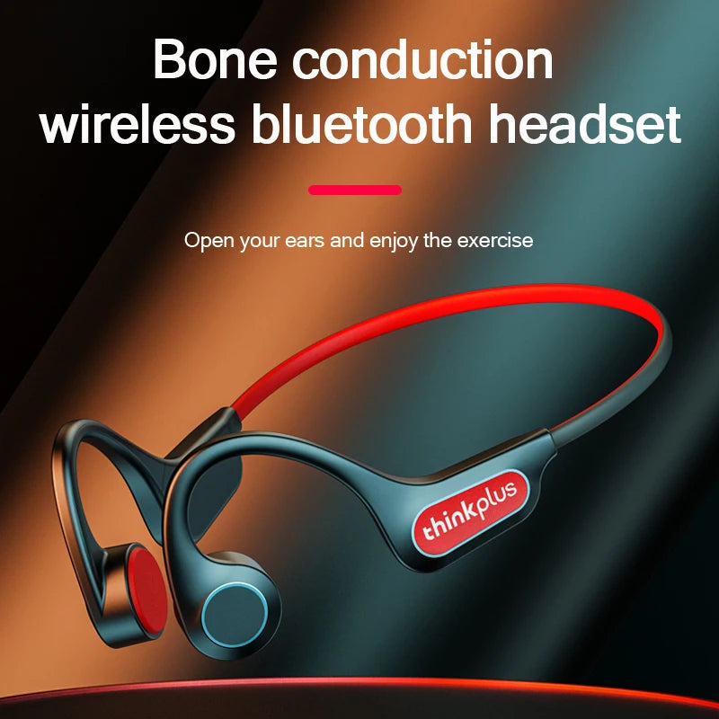 Original Lenovo X3 Pro Bone Conduction Headphone Bluetooth 5.3 Wireless Headset Waterproof Ear Hook Sports Earphones With Mic