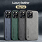 Luxury Magnetic Leather Case for iPhone 15 14 13 12 11 Pro Max Mini XR XS X 8 7 Plus SE 14Pro Magsafe Cover Support Car Holder