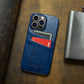 Card Case for iPhone 15 14 13 12 11 Pro Max 2 Card Holder Pockets Luxe M2 Wallet, PU Style Synthetic Leather