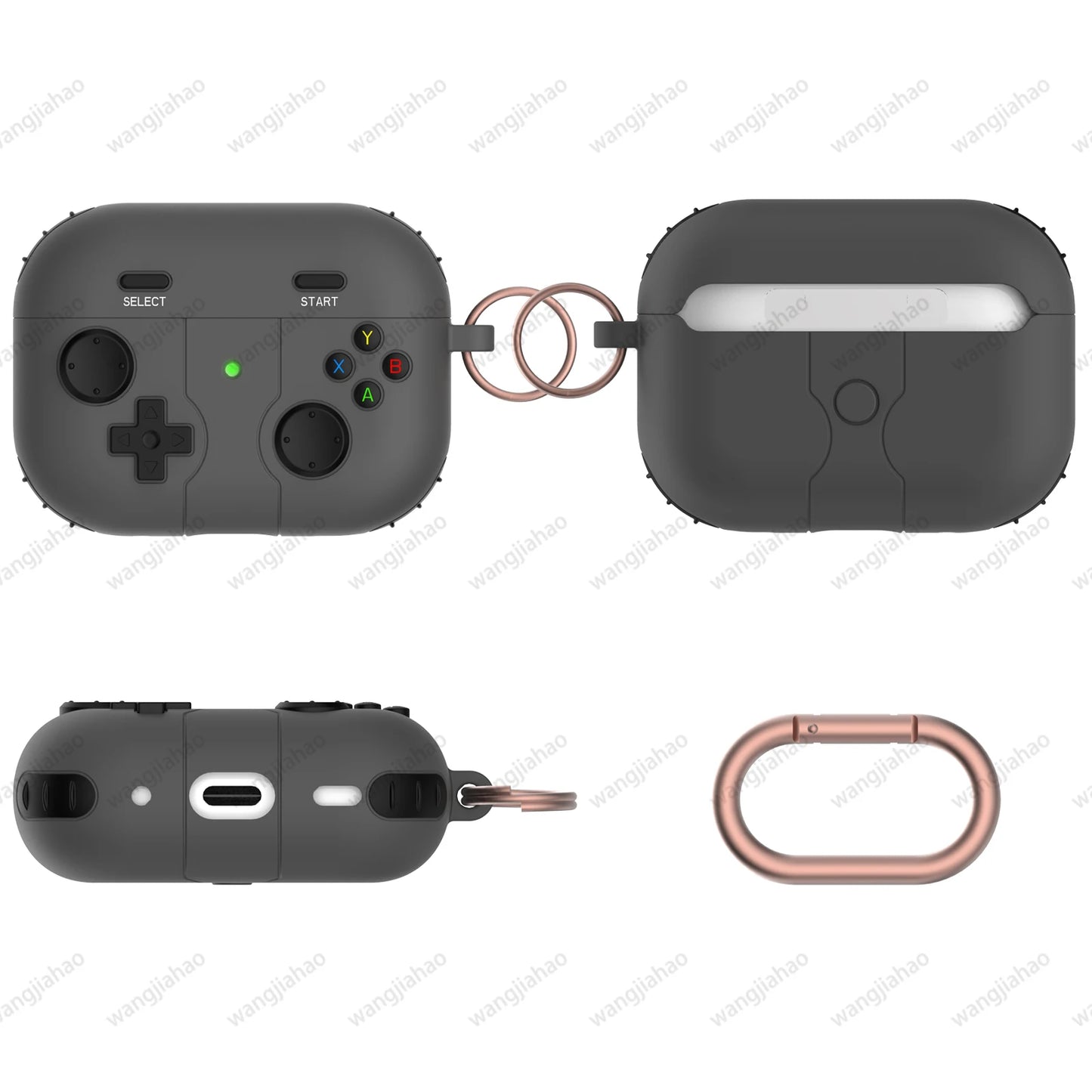 New For Apple Airpods 3 Earphone game console Luxury design fashion match with keychain earphone Bag For Airpods Pro 2(2022)Case