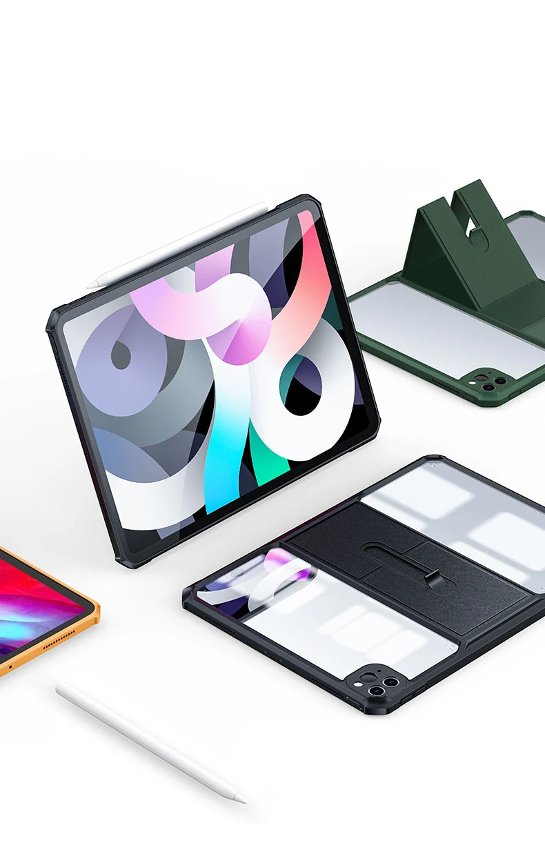 Xundd For iPad Pro 11 Case 2021, Tablet Cover-With Invisible Stand For iPad Air 4 iPad Pro 12.9 8th Generation Mini 7 6 5 4 Case