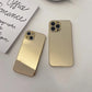 Hot Luxry Electroplating Silver Gold Mirror Case For iPhone 16 15 14 13 12 11 Pro Max 15Pro 14Pro Plus 15Promax Protector Cover