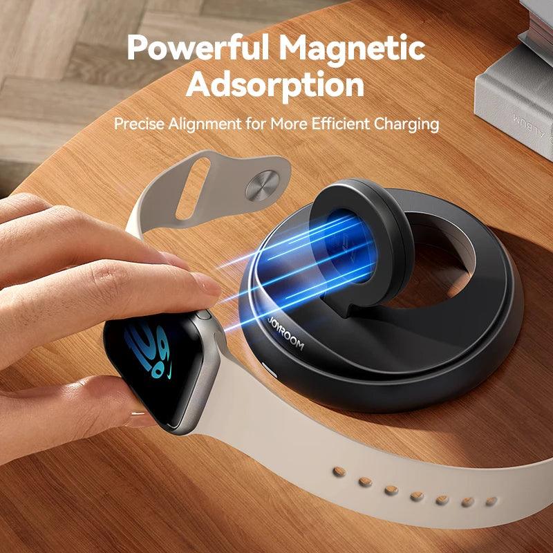 Joyroom for iWatch Charger Stand Portable Magnetic Charging Dock Fast Charger for Apple Watch Ultra/SE/Series 9 8 7 6 5 4 3 2