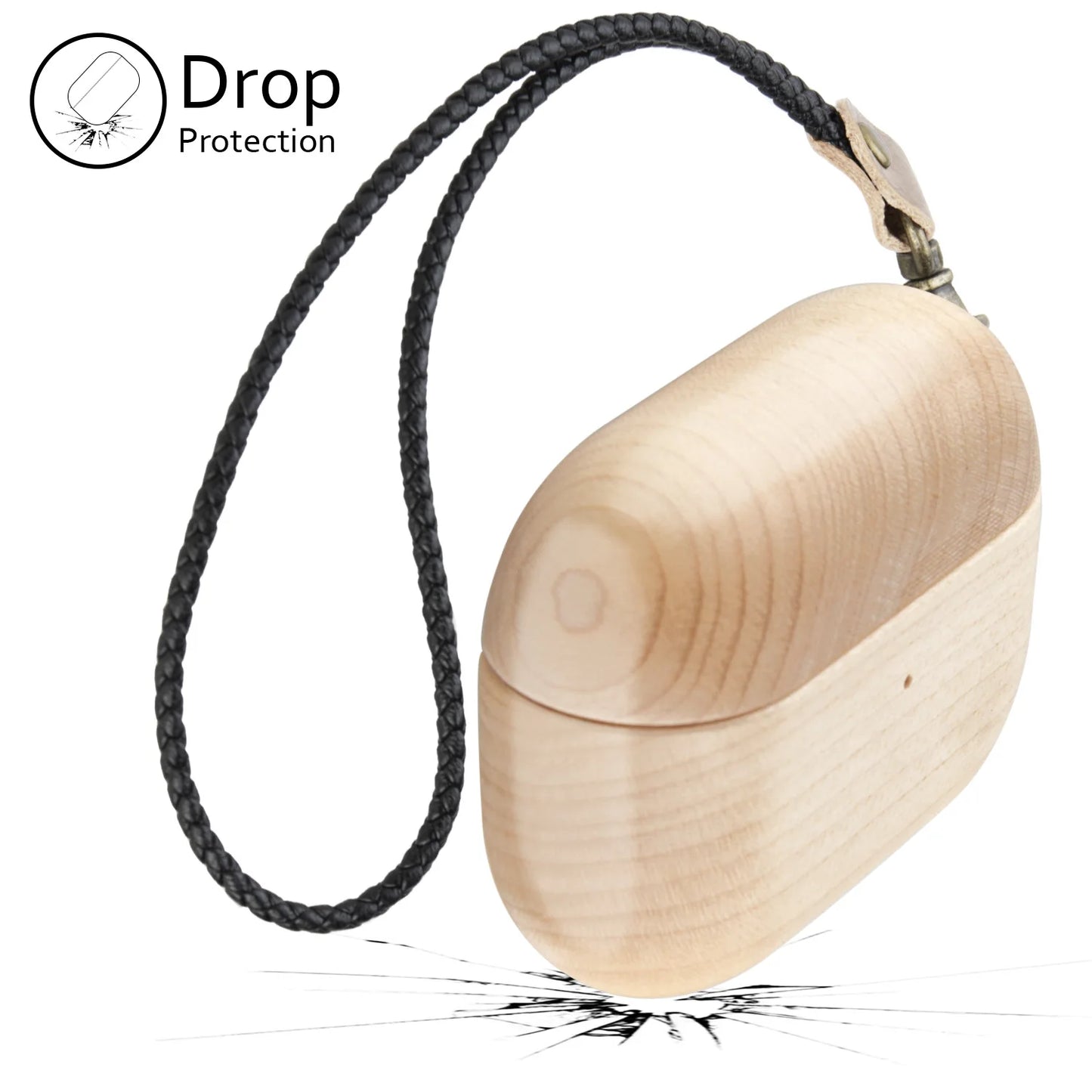 for Airpods Pro AirPods 3 2021 - Cover Case Protector Skin with Wireless Charging Case Made of Unique Wood for Airpods 1/2