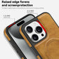 Leather Stand Magnetic Magsafe Phone Case For iPhone 15 12 11 13 14 Pro Max 15Pro 15Plus Hidden Bracket Shockproof Cover Funda