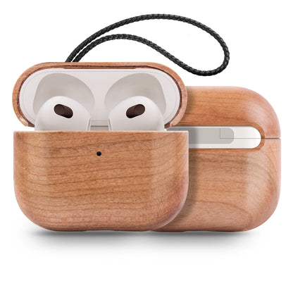 for Airpods Pro AirPods 3 2021 - Cover Case Protector Skin with Wireless Charging Case Made of Unique Wood for Airpods 1/2