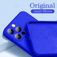Official Soft Silicone Solid Color Case For IPhone 15 14 13 11 12 Pro Max Mini X XS Max 14 15 Plus Shockproof Protection Cover - i-Phonecases.com