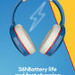 Skullcandy S6HVW-N740 Over-Ear Bluetooth Wireless Headphones 36H Long Endurance Headset Noise-lsolating Fit For Gaming Sports