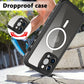 Waterproof for iPhone 16 15 14 Pro Max Case Plus Compatible Magsafe Case Magnetic Magnet Full Protection Phone Case with Lanyard