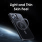 Magnetic 360°Rotation Stand Phone Case For iphone 11 12 13 14 15 Pro Max 15Plus With Ring Holder Frosted Transparent Cover Funda