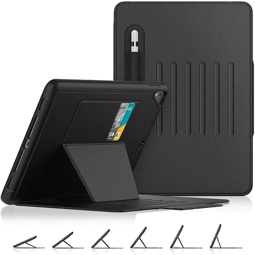 2020 iPad Pro 11 Case With Pencil Holder For iPad 10.2 For 2017 2018 iPad 9.7 5th 6th Gen Cover Mini 4 5 Air 2 Magnetic 7 Stand