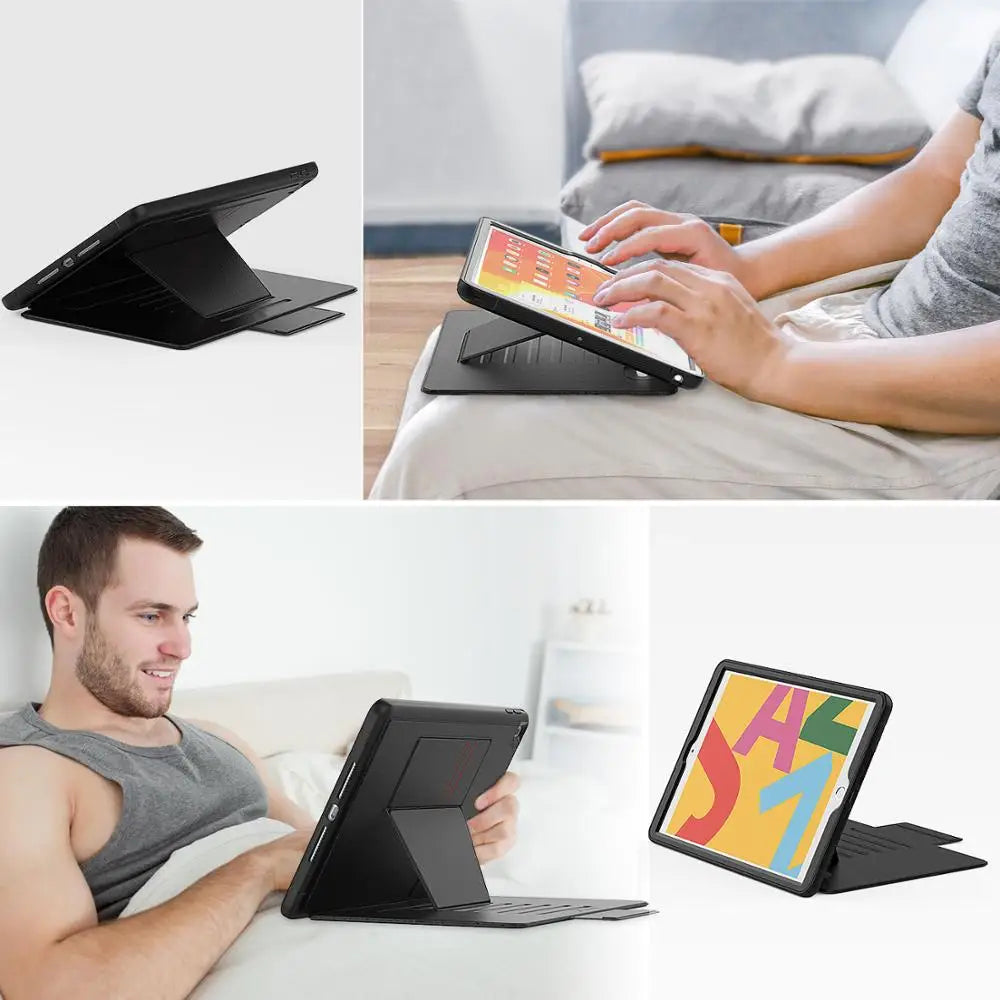 2020 iPad Pro 11 Case With Pencil Holder For iPad 10.2 For 2017 2018 iPad 9.7 5th 6th Gen Cover Mini 4 5 Air 2 Magnetic 7 Stand
