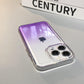 Clear Acrylic Gradient Phone Case For iPhone 13 12 11 Pro Max XS XR X 7 8 Plus Back Cover - i-Phonecases.com