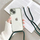 Crossbody Lanyard Camera Protector Case For iPhone 13 12 11 Pro Max XS XR X Soft Cover - i-Phonecases.com