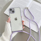 Crossbody Lanyard Camera Protector Case For iPhone 13 12 11 Pro Max XS XR X Soft Cover - i-Phonecases.com