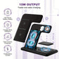 3 In 1 Foldable Wireless Charger, Fast Wireless Charging Station For IPhone 15/14/13/12/11/Pro/Max/Mini/8/Plus/X/XR/XS/X/SE, For IWatch Ultra/Ultra2/9/8/7/6/5/4/3/2/1/SE, For Airpods 3/2/Pro/Pro2