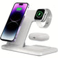 3 In 1 Foldable Wireless Charger, Fast Wireless Charging Station For IPhone 15/14/13/12/11/Pro/Max/Mini/8/Plus/X/XR/XS/X/SE, For IWatch Ultra/Ultra2/9/8/7/6/5/4/3/2/1/SE, For Airpods 3/2/Pro/Pro2