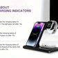 3 In 1 Foldable Wireless Charger, Fast Wireless Charging Station For IPhone 15/14/13/12/11/Pro/Max/Mini/8/Plus/X/XR/XS/X/SE, For IWatch Ultra/Ultra2/9/8/7/6/5/4/3/2/1/SE, For Airpods 3/2/Pro/Pro2