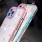 Colorful Cute Wave Poin Clear Phone Case For iPhone 14 Pro MAX 13 12 11 X XS XR 7 8 Plus SE Fashion Transparent Shockproof Cover - i-Phonecases.com