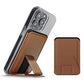 For MagSafe Wallet Stand Phone Card Holder Leather Cover Case Magnetic For iPhone 13 12 14 Pro Max Magsafe Back With Kickstand - i-Phonecases.com