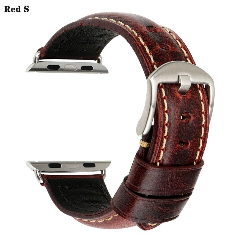 Leather Strap for Apple Watch Band 44mm 40mm 45mm 41mm 38mm 42mm Single Tour Watchband Bracelet IWatch Series 5 4 3 6 Se 7 Band - i-Phonecases.com