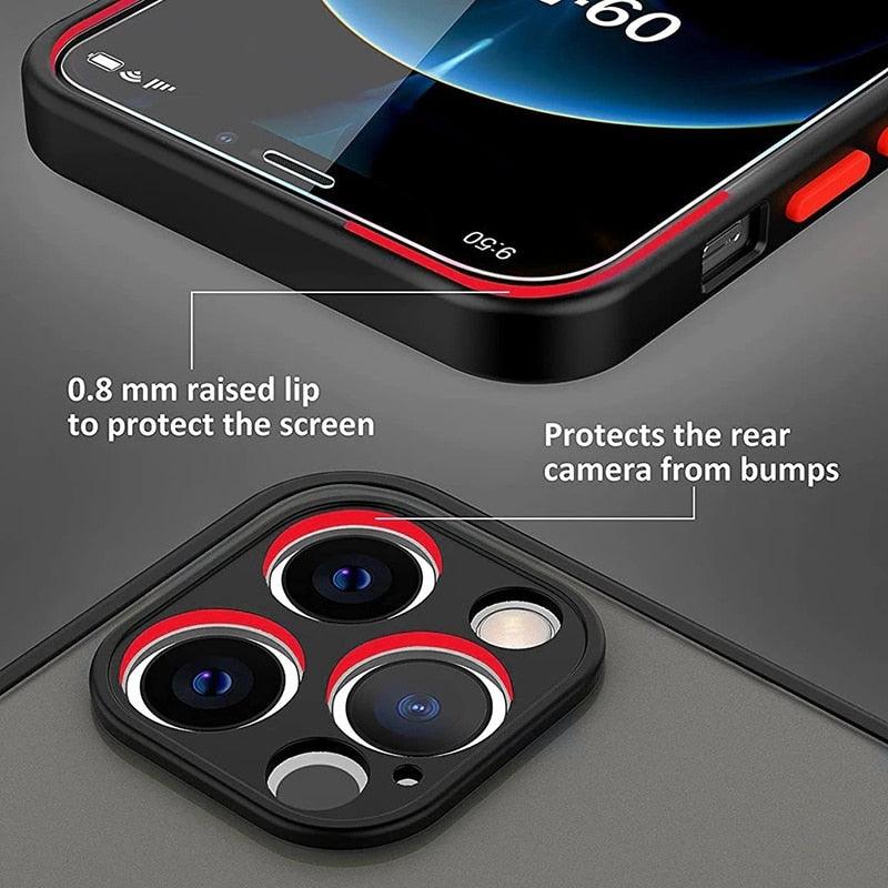 For Magsafe Case For iPhone 14 13 11 12 15 Pro Max Mini XR 8 Plus XS Max  Wireless Charging Mobile Phones Cover Shockproof Cases