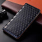 Natural Leather Flip Magnet Wallet Case For iPhone 12 Pro Max 11 Pro XR XS MAX X 8 Plus 7 Plus 360 Protection TPU Bumper Smartphone Case Card Holder Kickstand - i-Phonecases.com