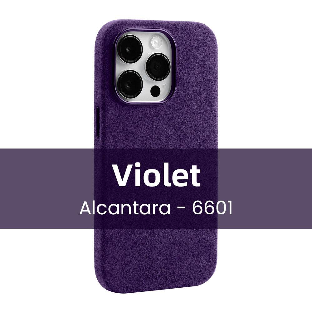 Premium Alcantara iPhone 14 Pro Case | Plush Suede Luxury Cover - i-Phonecases.com