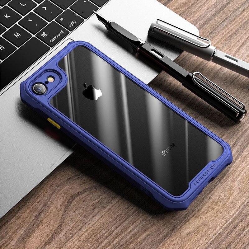 Shockproof Air Bumper Clear Case For iPhone 13 Pro Max 12 11 X XR XS Max 7 8 Plus SE 2020 - i-Phonecases.com