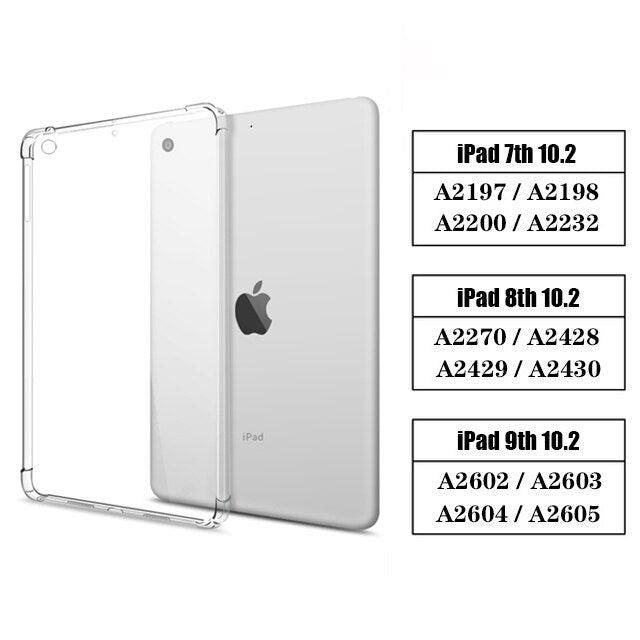 Shockproof Transparent Case for iPad Mini Air Pro 1 2 3 4 5 6 7 8 7.9 9.7 10.2 10.5 11 Drop Resistant Clear Silicone Back Cover for iPad Air 2 - i-Phonecases.com