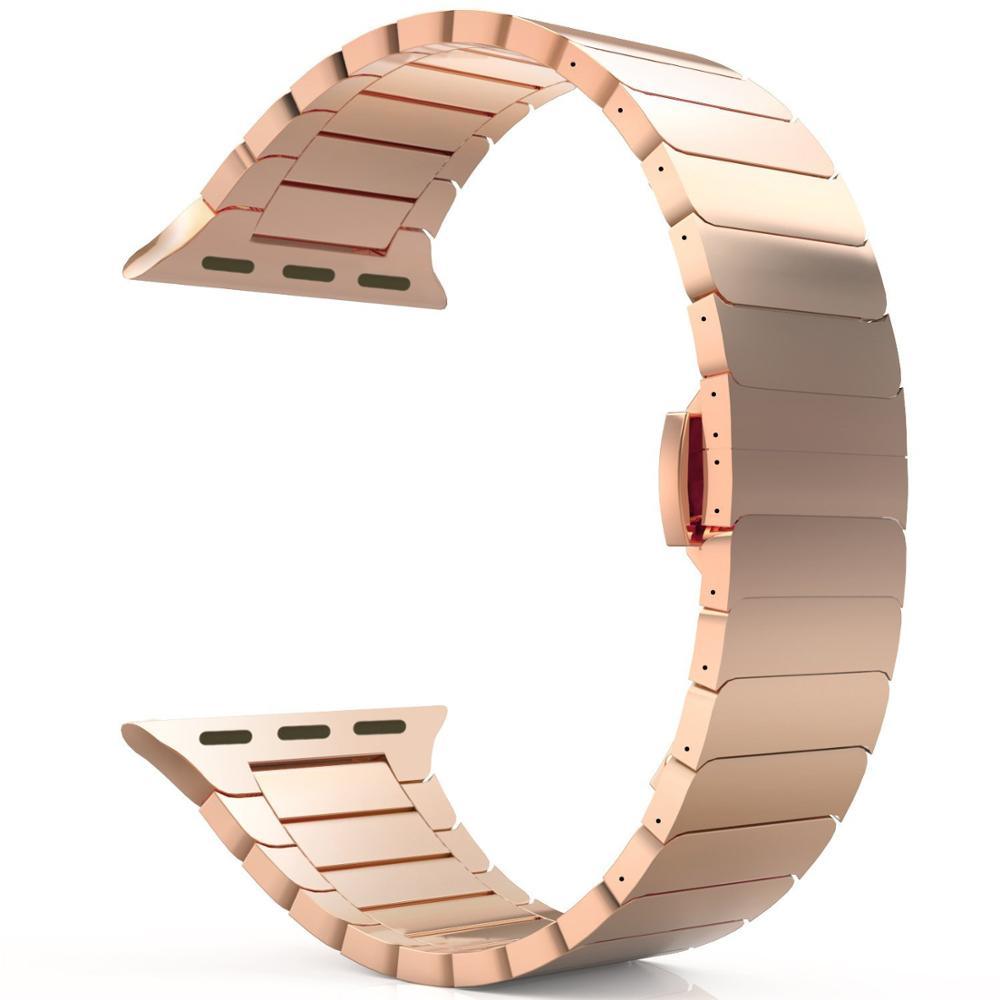Stainless Steel Strap For Apple Watch 7 6 3 4 5 SE Ultra 8 Metal Wristband 44/40/45/41/49/42/38mm - i-Phonecases.com