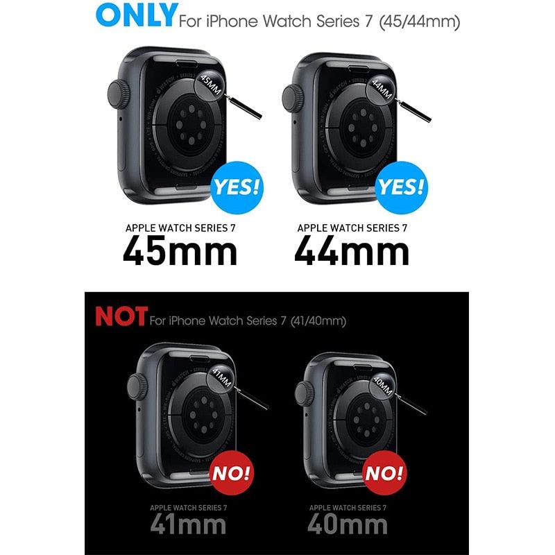 For Apple Watch 8/7 Case (45mm) SUPCASE UB Pro For Apple Watch 6/SE/5/4 (44mm) Rugged Protective Case Cover with Strap Bands - i-Phonecases.com