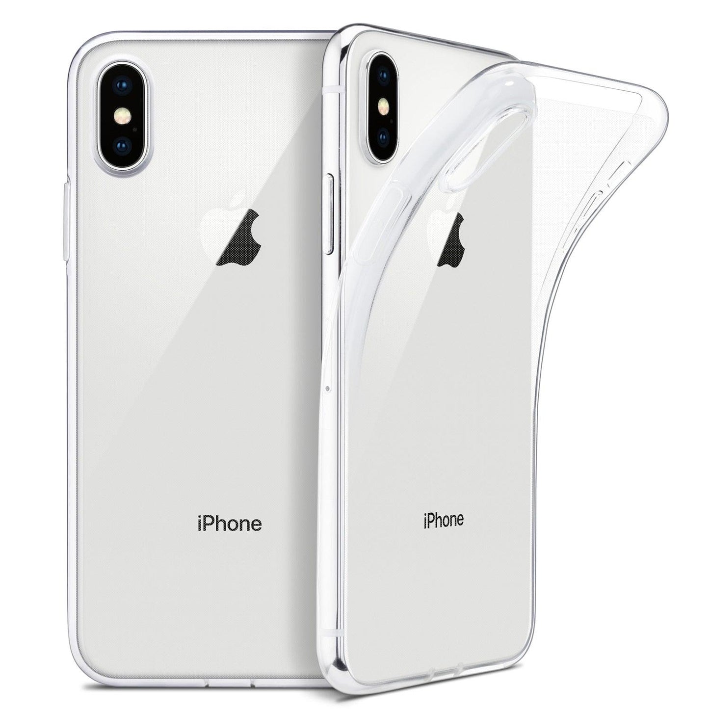 Ultra Slim Transparent Fitted Case For iPhone Soft TPU Clear Protective Cover For Apple 5.8" iPhone X / iPhone 10 (2017 Release) iPhone 8 7 6 S Plus - i-Phonecases.com