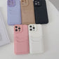 Luxury PU Leather Triple Slot Card Holder Case For iPhone 13 12 14 Pro Max Shockproof Cover