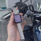 Luxury Slim Stainless Steel Wristband For Apple Watch Ultra 49mm 8 7 4 5 SE 6 8 Bracelet