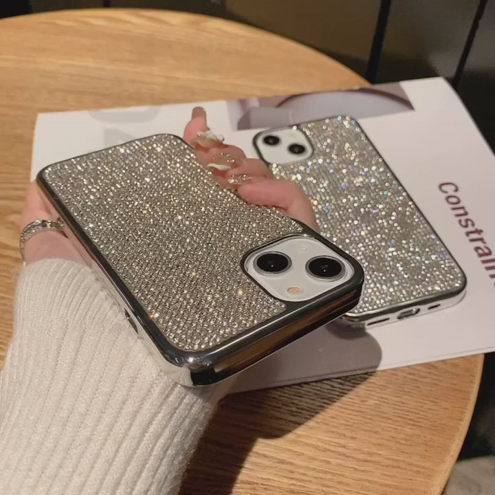 Luxury Bling Glitter Rhinestones Case For iPhone 14 11 12 13 Pro Max Mini XS XR X 7 8 Plus SE