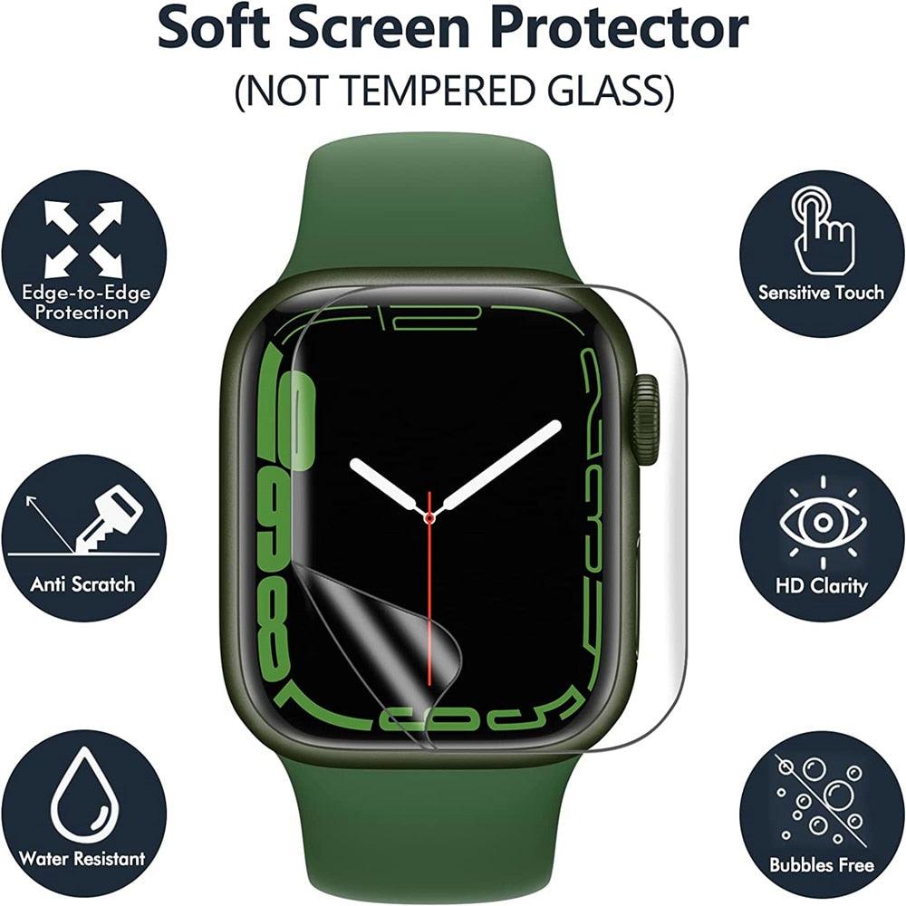 Ultra-Thin Anti Bubble Anti Scratch Screen Protector Film For Apple Watch Ultra 8 7 6 SE 5 4 3