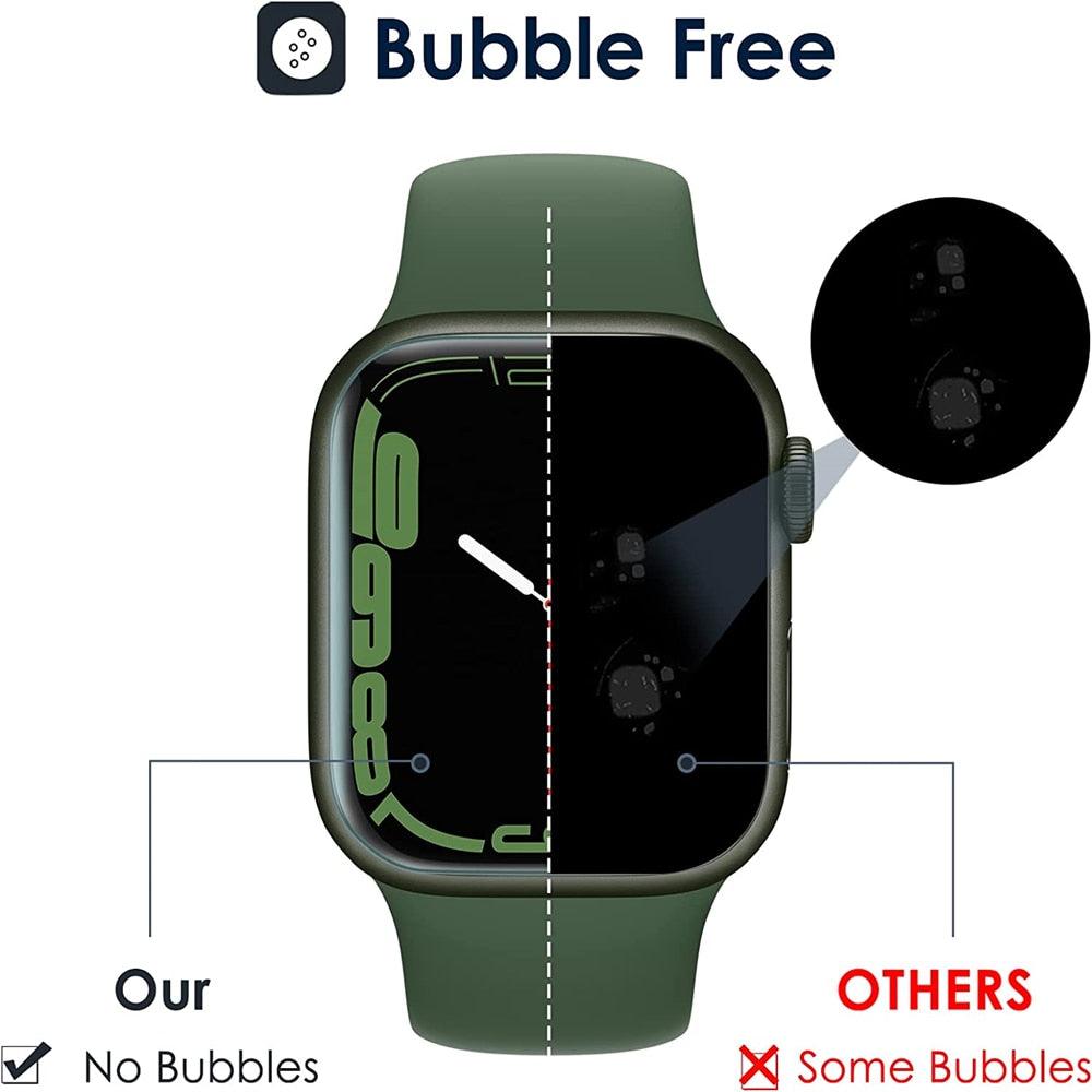 Ultra-Thin Anti Bubble Anti Scratch Screen Protector Film For Apple Watch Ultra 8 7 6 SE 5 4 3