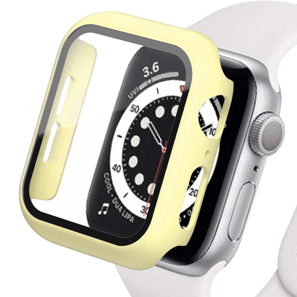 Apple Watch Case With Tempered Glass For Apple Watch Series 8 3 6 SE Series 7 Accessories