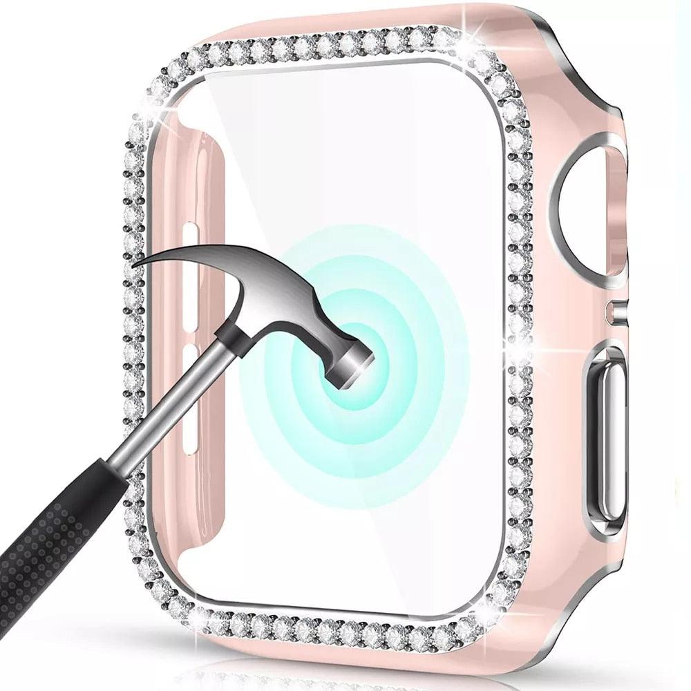 Bling Diamond Bumper Case For Apple Watch Series 7 3 8 5 6 SE 45/41/40/44/42/38mm